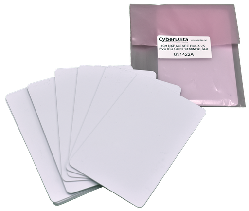 [011422] CyberData RFID Cards - Pack of 10